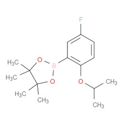 Aobchem&nbsp;5-Fluoro-2-isopropoxyphenylboronic acid pinacol ester | ≥97% | CAS 1497435-85-4 | C15H22BFO3 | 500mg