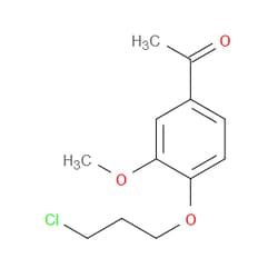 Aobchem&nbsp;1-[4-(3-Chloropropoxy)-3-methoxyphenyl]ethanone | ≥95% | CAS 58113-30-7 | C12H15ClO3 | 500mg