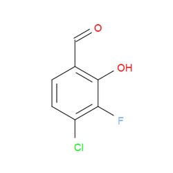 Aobchem&nbsp;4-Chloro-3-fluoro-2-hydroxybenzaldehyde | ≥97% | CAS 1427431-22-8 | C7H4ClFO2 | 250mg
