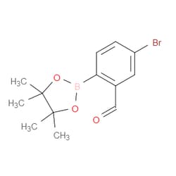 Aobchem&nbsp;5-Bromo-2-(4 4 5 5-tetramethyl-1 3 2-dioxaborolan-2-yl)benzaldehyde | ≥95% | CAS 1352819-26-1 | C13H16BBrO3 | 1g