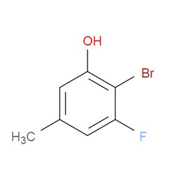Aobchem&nbsp;2-Bromo-3-fluoro-5-methylphenol | ≥97% | CAS 1782495-05-9 | C7H6BrFO | 250mg