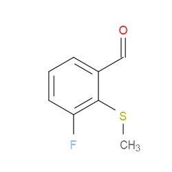 Aobchem&nbsp;3-Fluoro-2-(methylthio)benzaldehyde | ≥97% | CAS 1289045-34-6 | C8H7FOS | 1g