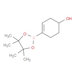 Aobchem&nbsp;4-(4 4 5 5-Tetramethyl-1 3 2-dioxaborolan-2-yl)cyclohex-3-enol | ≥97% | CAS 1310384-24-7 | C12H21BO3 | 250mg