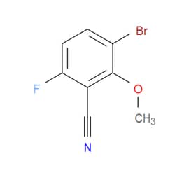 Aobchem&nbsp;3-Bromo-6-fluoro-2-methoxybenzonitrile | ≥97% | CAS 1426073-18-8 | C8H5BrFNO | 1g