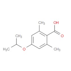 Aobchem&nbsp;4-Isopropoxy-2 6-dimethylbenzoic acid | ≥97% | CAS 100256-93-7 | C12H16O3 | 5g