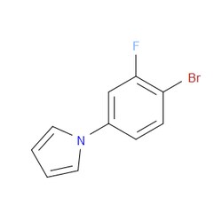 Aobchem&nbsp;1-(4-Bromo-3-fluorophenyl)-1H-pyrrole | ≥95% | CAS 1352213-98-9 | C10H7BrFN | 250mg