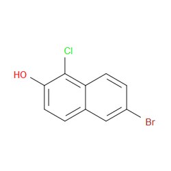 Aobchem&nbsp;6-Bromo-1-chloro-2-naphthol | ≥97% | CAS 102169-88-0 | C10H6BrClO | 1g