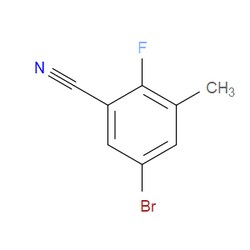 Aobchem&nbsp;5-Bromo-2-fluoro-3-methylbenzonitrile | ≥95% | CAS 1110502-49-2 | C8H5BrFN | 5g
