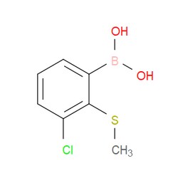 Aobchem 3-Chloro-2-(methylsulfanyl)phenylboronic acid | ≥97% | CAS 2121513-12-8