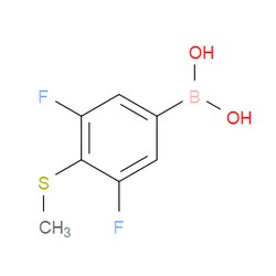 Aobchem&nbsp;3 5-Difluoro-4-(methylthio)phenylboronic acid | ≥97% | CAS 1451392-38-3 | C7H7BF2O2S | 250mg