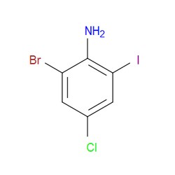 Aobchem&nbsp;2-Bromo-4-chloro-6-iodoaniline | ≥95% | CAS 71757-16-9 | C6H4BrClIN | 250mg
