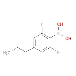 Aobchem&nbsp;(2 6-Dfluoro-4-propylphenyl)boronic acid | ≥95% | CAS 1010110-74-3 | C9H11BF2O2 | 250mg