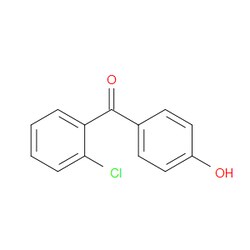 Aobchem&nbsp;(2-Chlorophenyl)(4-hydroxyphenyl)methanone | ≥97% | CAS 55270-71-8 | C13H9ClO2 | 250mg
