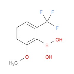Aobchem&nbsp;2-Methoxy-6-trifluoromethylphenylboronic acid | ≥97% | CAS 1310384-19-0 | C8H8BF3O3 | 500mg