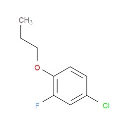 Aobchem&nbsp;4-Chloro-2-fluoro-1-propoxybenzene | ≥95% | CAS 1864734-30-4 | C9H10ClFO | 250mg