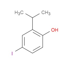 Aobchem&nbsp;4-Iodo-2-isopropylphenol | ≥97% | CAS 1243439-83-9 | C9H11IO | 250mg