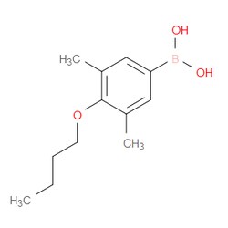 Aobchem&nbsp;4-BUTOXY-3 5-DIMETHYLPHENYLBORONIC ACID | ≥97% | CAS 845551-41-9 | C12H19BO3 | 1g