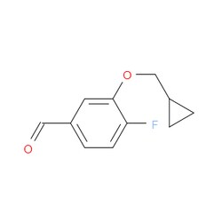 Aobchem&nbsp;3-(Cyclopropylmethoxy)-4-fluorobenzaldehyde | ≥95% | CAS 1208231-17-7 | C11H11FO2 | 5g