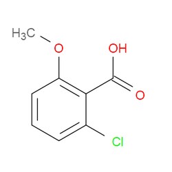 Aobchem&nbsp;2-Chloro-6-methoxybenzoic acid | ≥97% | CAS 3260-89-7 | C8H7ClO3 | 5g