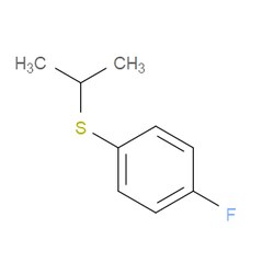 Aobchem&nbsp;1-Fluoro-4-[(1-methylethyl)thio]benzene | ≥97% | CAS 702-13-6 | C9H11FS | 1g