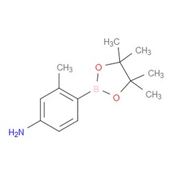 Aobchem&nbsp;4-Amino-2-methylphenylboronic acid  pinacol ester | ≥95% | CAS 631911-01-8 | C13H20BNO2 | 500mg