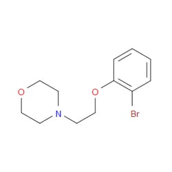 Aobchem&nbsp;4-(2-(2-Bromophenoxy)ethyl)morpholine | ≥97% | CAS 101558-72-9 | C12H16BrNO2 | 500mg