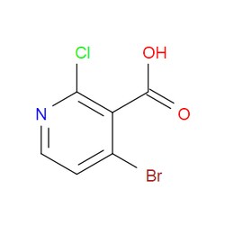 Aobchem&nbsp;4-Bromo-2-chloro-nicotinic acid | ≥97% | CAS 1060805-68-6 | C6H3BrClNO2 | 250mg