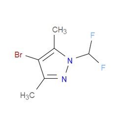Aobchem&nbsp;4-Bromo-1-(difluoromethyl)-3 5-dimethyl-1H-pyrazole | ≥95% | CAS 882230-06-0 | C6H7BrF2N2 | 250mg