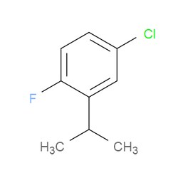 Aobchem&nbsp;4-Chloro-1-fluoro-2-(1-methylethyl)benzene | ≥97% | CAS 112611-91-3 | C9H10ClF | 250mg