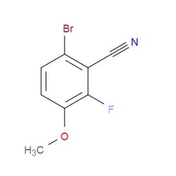 Aobchem&nbsp;6-Bromo-2-fluoro-3-methoxybenzonitrile | ≥95% | CAS 1252988-85-4 | C8H5BrFNO | 5g