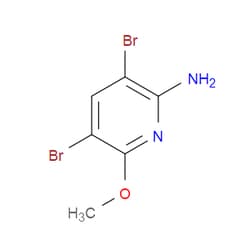 Aobchem&nbsp;3 5-Dibromo-6-methoxy-2-pyridinamine | ≥97% | CAS 1261269-56-0 | C6H6Br2N2O | 1g