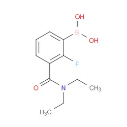 Aobchem&nbsp;3-(Diethylcarbamoyl)-2-fluorophenylboronic acid | ≥97% | CAS 1072946-28-1 | C11H15BFNO3 | 500mg