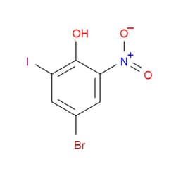 Aobchem&nbsp;4-Bromo-2-iodo-6-nitrophenol | ≥97% | CAS 58349-02-3 | C6H3BrINO3 | 5g