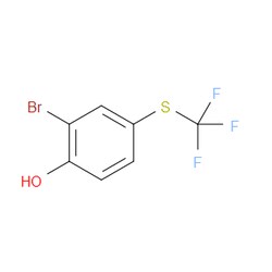 Aobchem&nbsp;2-Bromo-4-((trifluoromethyl)thio)phenol | ≥95% | CAS 2969332-30-5 | C7H4BrF3OS | 5g