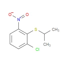 Aobchem&nbsp;(2-Chloro-6-nitrophenyl)(isopropyl)sulfane | ≥97% | CAS 178551-27-4 | C9H10ClNO2S | 500mg