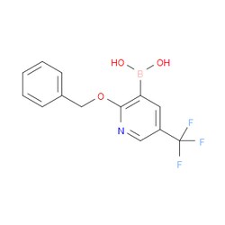 Aobchem&nbsp;(2-(Benzyloxy)-5-(trifluoromethyl)pyridin-3-yl)boronic acid | ≥97% | CAS 850864-60-7 | C13H11BF3NO3 | 1g