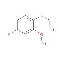 Aobchem&nbsp;1-(Ethylthio)-4-fluoro-2-methoxybenzene | ≥95% | CAS 1314937-91-1 | C9H11FOS | 1g