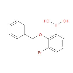 Aobchem&nbsp;3-Bromo-2-(phenylmethoxy)phenylboronic acid | ≥97% | CAS 871125-92-7 | C13H12BBrO3 | 500mg