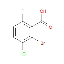 Aobchem&nbsp;2-Bromo-3-chloro-6-fluorobenzoic acid | ≥97% | CAS 1805575-76-1 | C7H3BrClFO2 | 5g