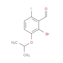 Aobchem&nbsp;2-Bromo-6-fluoro-3-isopropoxybenzaldehyde | ≥95% | CAS 2624417-41-8 | C10H10BrFO2 | 1g