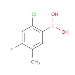 Aobchem&nbsp;(2-Chloro-4-fluoro-5-methylphenyl)boronic acid | ≥97% | CAS 1207428-93-0 | C7H7BClFO2 | 1g