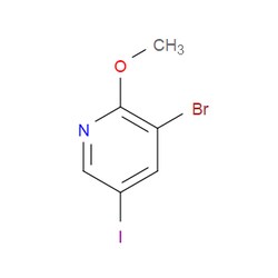 Aobchem 3-Bromo-5-iodo-2-methoxypyridine | ≥95% | CAS 1823944-09-7 | C6H5BrINO