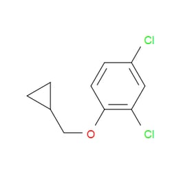 Aobchem&nbsp;2 4-Dichloro-1-(cyclopropylmethoxy)benzene | ≥97% | CAS 1369900-00-4 | C10H10Cl2O | 1g