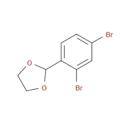 Aobchem&nbsp;2-(2 4-Dibromophenyl)-1 3-dioxolane | ≥97% | CAS 331714-60-4 | C9H8Br2O2 | 1g