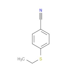 Aobchem&nbsp;4-(Ethylthio)benzonitrile | ≥97% | CAS 86047-01-0 | C9H9NS | 5g