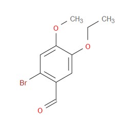 Aobchem&nbsp;2-Bromo-5-ethoxy-4-methoxybenzaldehyde | ≥95% | CAS 56517-30-7 | C10H11BrO3 | 500mg