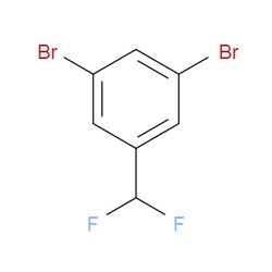 Aobchem&nbsp;1 3-Dibromo-5-(difluoromethyl)benzene | ≥97% | CAS 1214388-74-5 | C7H4Br2F2 | 250mg