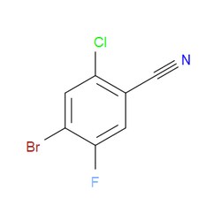 Aobchem&nbsp;4-Bromo-2-chloro-5-fluorobenzonitrile | ≥95% | CAS 1126779-33-6 | C7H2BrClFN | 250mg