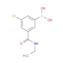 Aobchem&nbsp;3-Chloro-5-(ethylcarbamoyl)phenylboronic acid | ≥97% | CAS 957120-49-9 | C9H11BClNO3 | 1g