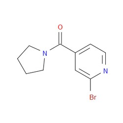 Aobchem&nbsp;(2-Bromopyridin-4-yl)(pyrrolidin-1-yl)methanone | ≥97% | CAS 892548-11-7 | C10H11BrN2O | 250mg